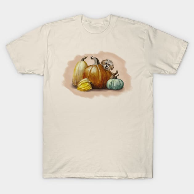 Pumpkin Patch Pup! T-Shirt by Star Sandwich